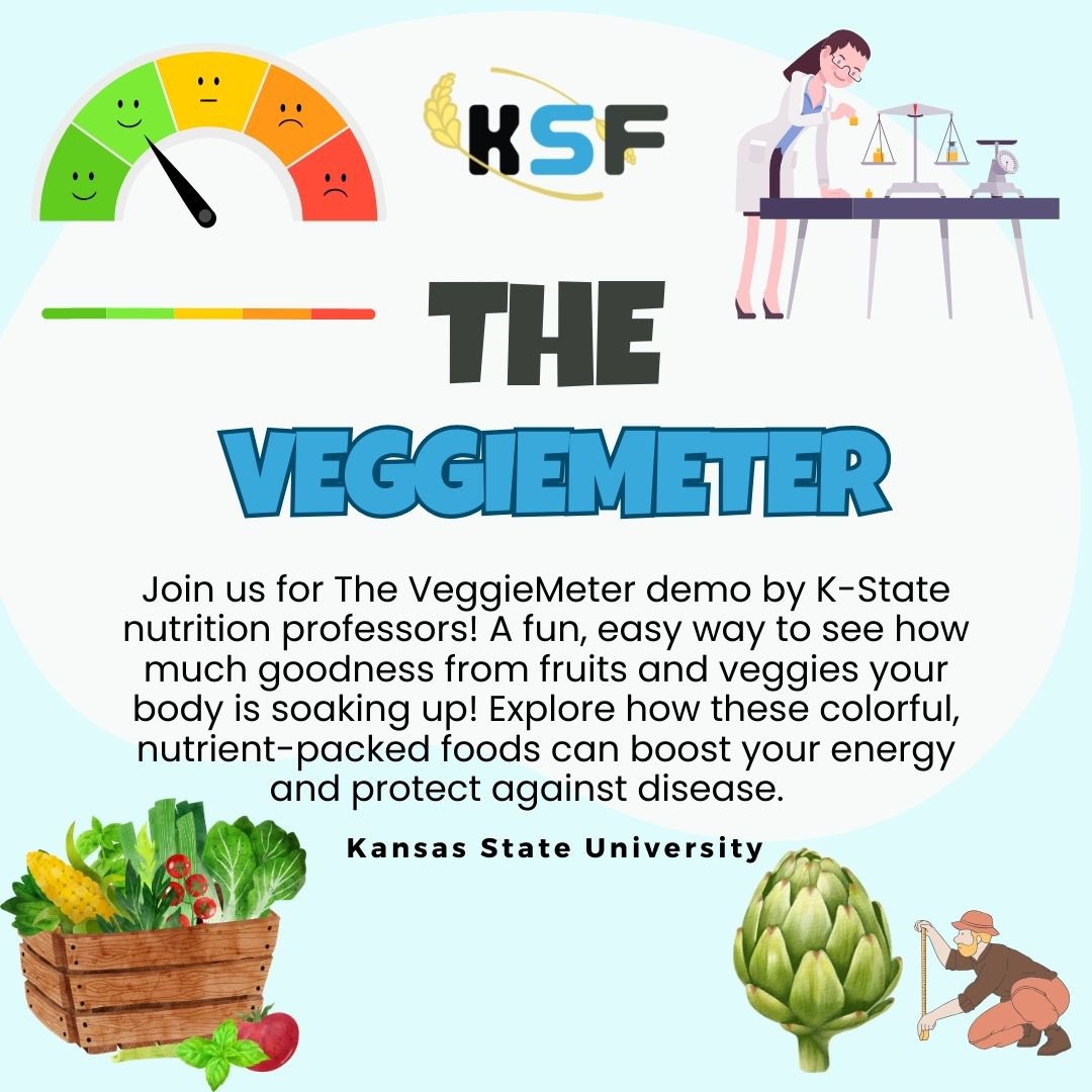 ScienceKS (@ksciencefest) on Twitter photo 🥬THE VEGGIEMETER 🥬🥦
We’re excited to host The Veggiemeter at this year’s Kansas Science Festival, presented by K-State nutrition professors! 
Find their booth at <a href="/ManhattanPL/">Manhattan Public Library</a> on April 26th to learn the amazing benefits of colorful, nutrient-packed foods for your health! 🥬THE VEGGIEMETER 🥬🥦
We’re excited to host The Veggiemeter at this year’s Kansas Science Festival, presented by K-State nutrition professors! 
Find their booth at <a href="/ManhattanPL/">Manhattan Public Library</a> on April 26th to learn the amazing benefits of colorful, nutrient-packed foods for your health!
