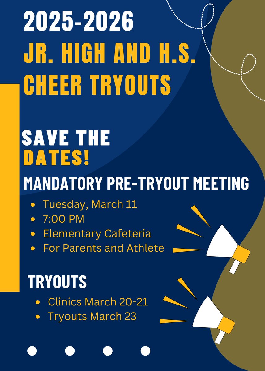Monroe Athletics (@hornetsingame) on Twitter photo Interested in trying out for Cheerleading next school year? They’re is an informational meeting scheduled for 3/11👇<a href="/lets_go_hornets/">Monroe Hornets Jr/Sr High Cheer</a> <a href="/MonroeLSD/">Monroe Schools</a> Interested in trying out for Cheerleading next school year? They’re is an informational meeting scheduled for 3/11👇<a href="/lets_go_hornets/">Monroe Hornets Jr/Sr High Cheer</a> <a href="/MonroeLSD/">Monroe Schools</a>