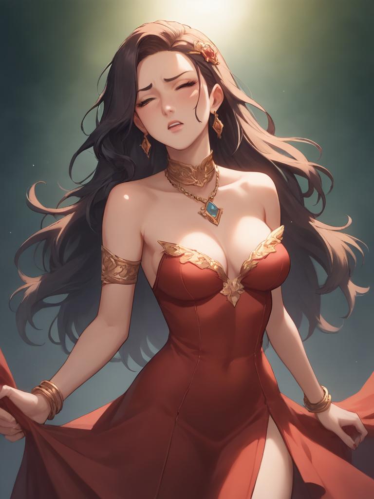 SpicyChatAI's tweet image. Red hot in any style 🔥✨ Anime or realistic—what&apos;s your pick? 😏❤️ Drop your fave below! ⬇️ #SpicyChat #AIart