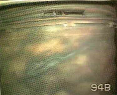 DanRobots's tweet image. The low-res capture of the bellows failure. This was the first ever inspection of an oil refinery pressure vessel while it continued operating. A shoutout to the Alberta team of inspectors and engineers that were involved. Thanks to Syncrude for allowing the inspection.