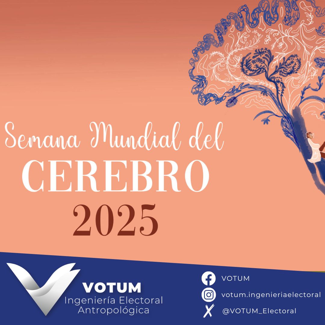 Semana Mundial del Cerebro

Durante esta semana, reflexionamos sobre la importancia de la salud mental.

En #VOTUM creemos en el poder de las ideas y en la estrategia como el mejor camino para transformar la comunicación política.