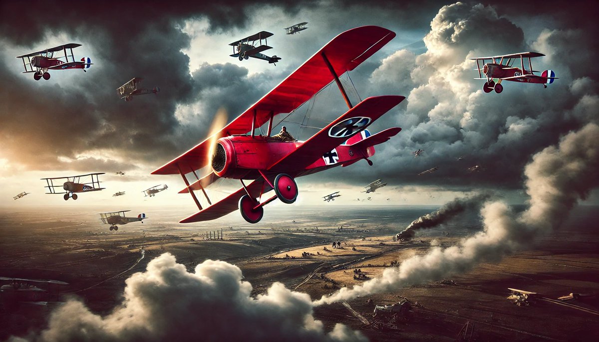 OgeeCircleman's tweet photo. The Red Baron: The Legend of Manfred von Richthofen ... https://t.co/gYA6km3NfX #RedBaron #ManfredvonRichthofen #WWIfighterace #FokkerDrI #Germanaviation #Aerialcombat #Flyingcircus #WorldWarIhistory #Famouspilots #Aviationlegends https://t.co/WKJGPBAIGi