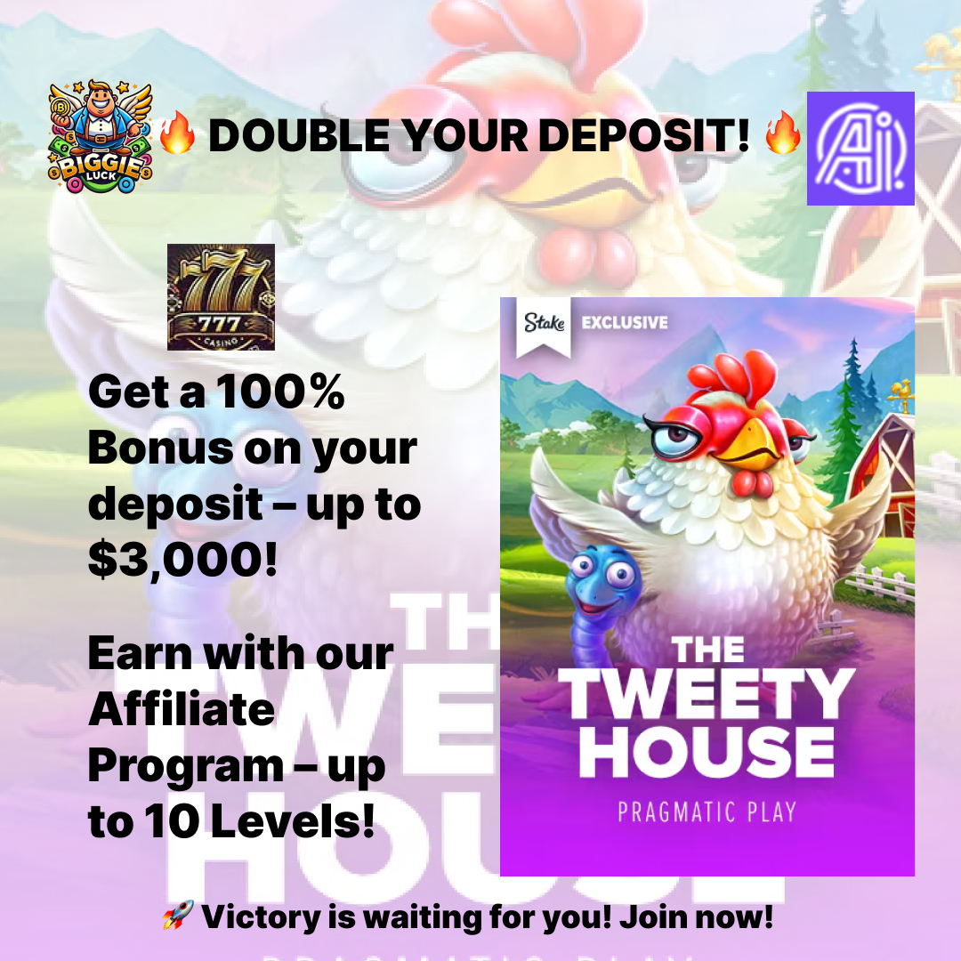 AIASTRAen's tweet photo. 🏠 Welcome to The Twenty House – Where Big Wins Live! 🎰💰  

Step inside, place your bets, and let fortune do the rest! Are you ready to claim your rewards?  

👉 Play now and make yourself at home with HUGE wins! 

https://t.co/NBfc6MDyC8

#TheTwentyHouse #BigWins #CasinoThrill https://t.co/I1qCMPBQzm