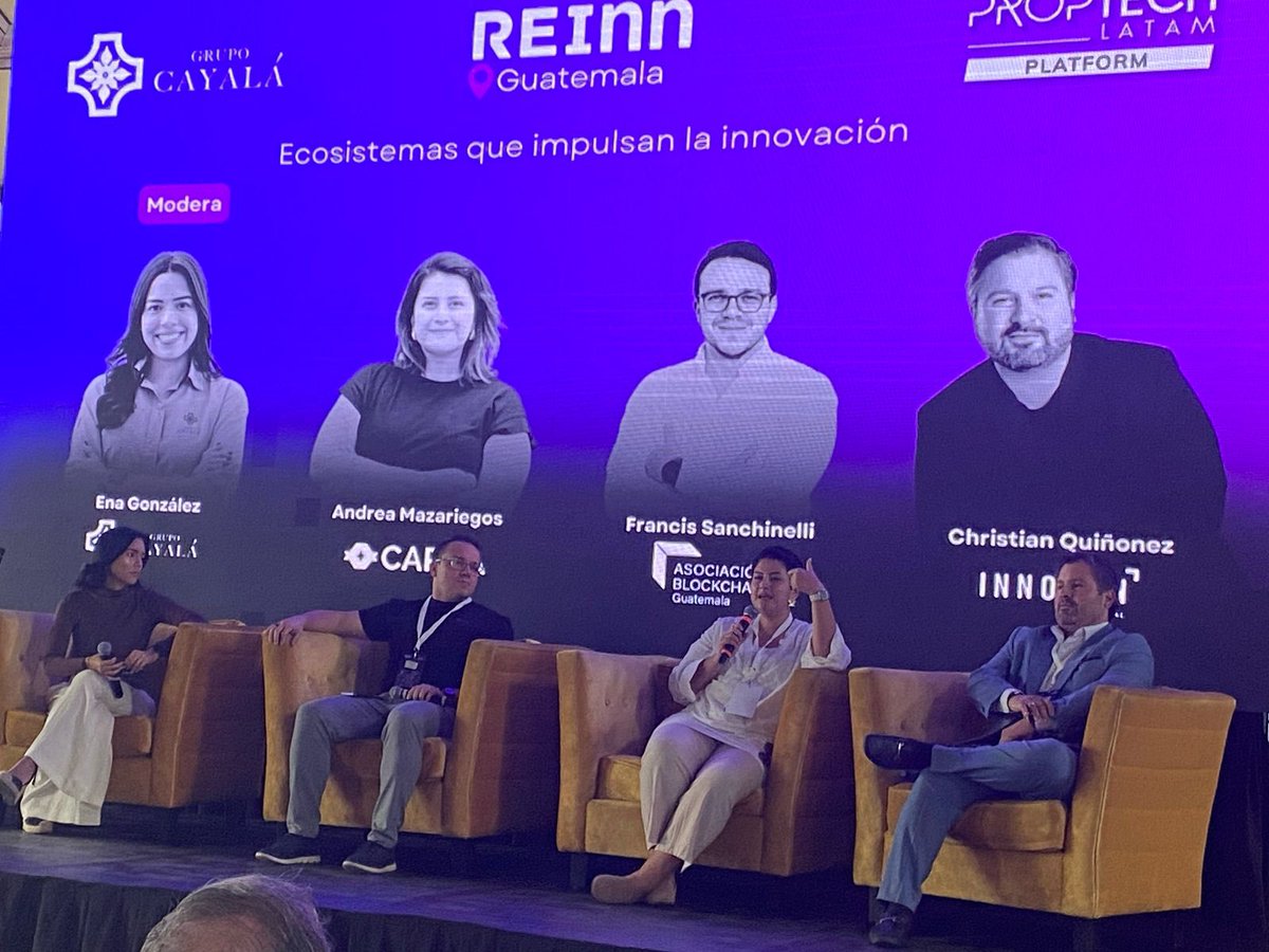 innogencapital's tweet photo. 🚀 Nuestros Managing Partners, @cquinonez87 y @RodrigoDumont4, representaron a Innogen Capital en PropTech Latam Summit. Christian participó en el panel “Ecosistemas que impulsan la innovación”, explorando blockchain, colaboración y el futuro del real estate. #PropTechLatam https://t.co/vtLaIbHgEu