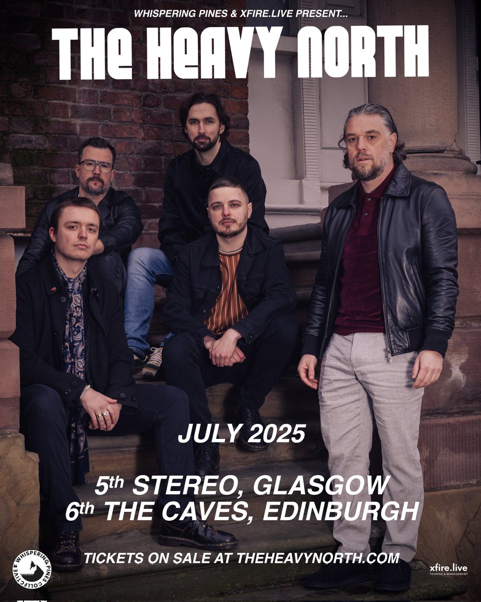 The Heavy North (@theheavynorth) on Twitter photo SCOTLAND! We're bringing the show to you with two back to back headliners in July 🏴
5th - Stereo, Glasgow
6th - The Caves, Edinburgh
Courtesy of <a href="/WhisperingPC/">Whispering Pines Collective</a> and <a href="/xfirepresents/">xfire.live</a>
Tickets on sale now at theheavynorth.com
📸: J P Mott Photography SCOTLAND! We're bringing the show to you with two back to back headliners in July 🏴
5th - Stereo, Glasgow
6th - The Caves, Edinburgh
Courtesy of <a href="/WhisperingPC/">Whispering Pines Collective</a> and <a href="/xfirepresents/">xfire.live</a>
Tickets on sale now at theheavynorth.com
📸: J P Mott Photography
