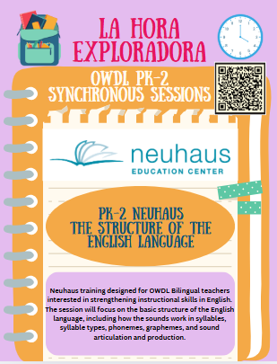 Angela Cala (@angcala) on Twitter photo Hora Exploradora after Spring Break!
After a very well deserved Spring Break, la hora exploradora brings the last round of the <a href="/NeuhausEdCtr/">Neuhaus Education Center</a> workshop The Structure of the English Language. March 18 & 20. We have a few spaces available. Register today! #AldineImpact <a href="/AldineISD/">Aldine ISD</a> Hora Exploradora after Spring Break!
After a very well deserved Spring Break, la hora exploradora brings the last round of the <a href="/NeuhausEdCtr/">Neuhaus Education Center</a> workshop The Structure of the English Language. March 18 & 20. We have a few spaces available. Register today! #AldineImpact <a href="/AldineISD/">Aldine ISD</a>