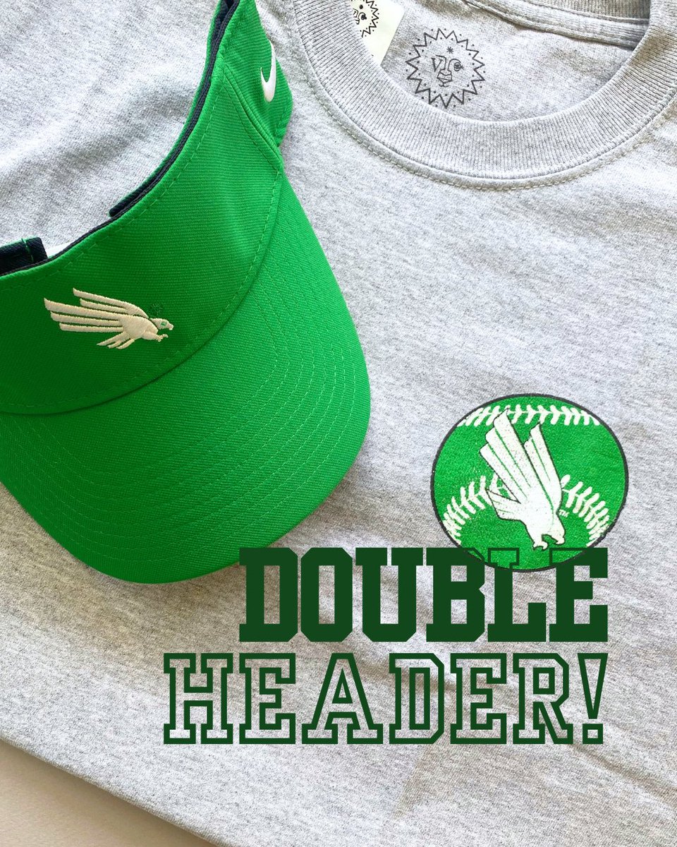 Voertmans's tweet photo. Y'all ready for the @MeanGreenSB double header later?! 🥎🔥 It's gonna be sunny and warm, so make sure you've got a hat or a visor to keep the sun out of your eyes 😎 #GMG @MeanGreenSports https://t.co/BG2hZVwOql
