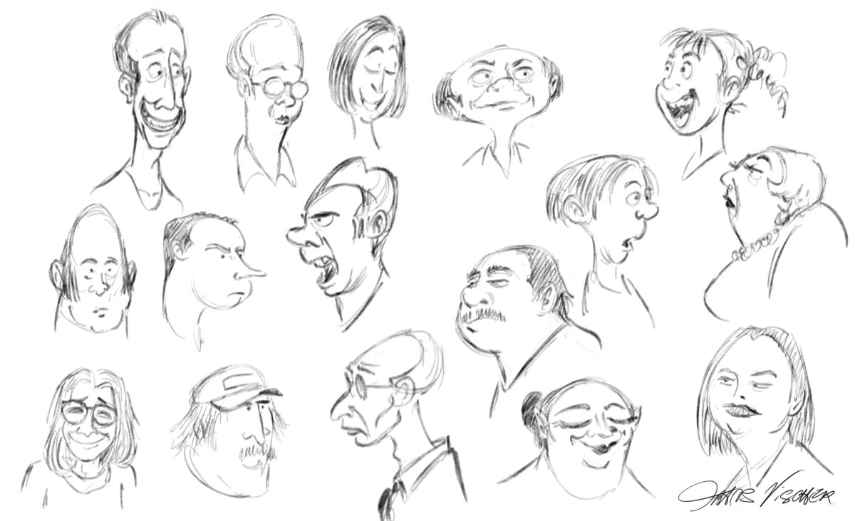 Having some fun with faces and shapes