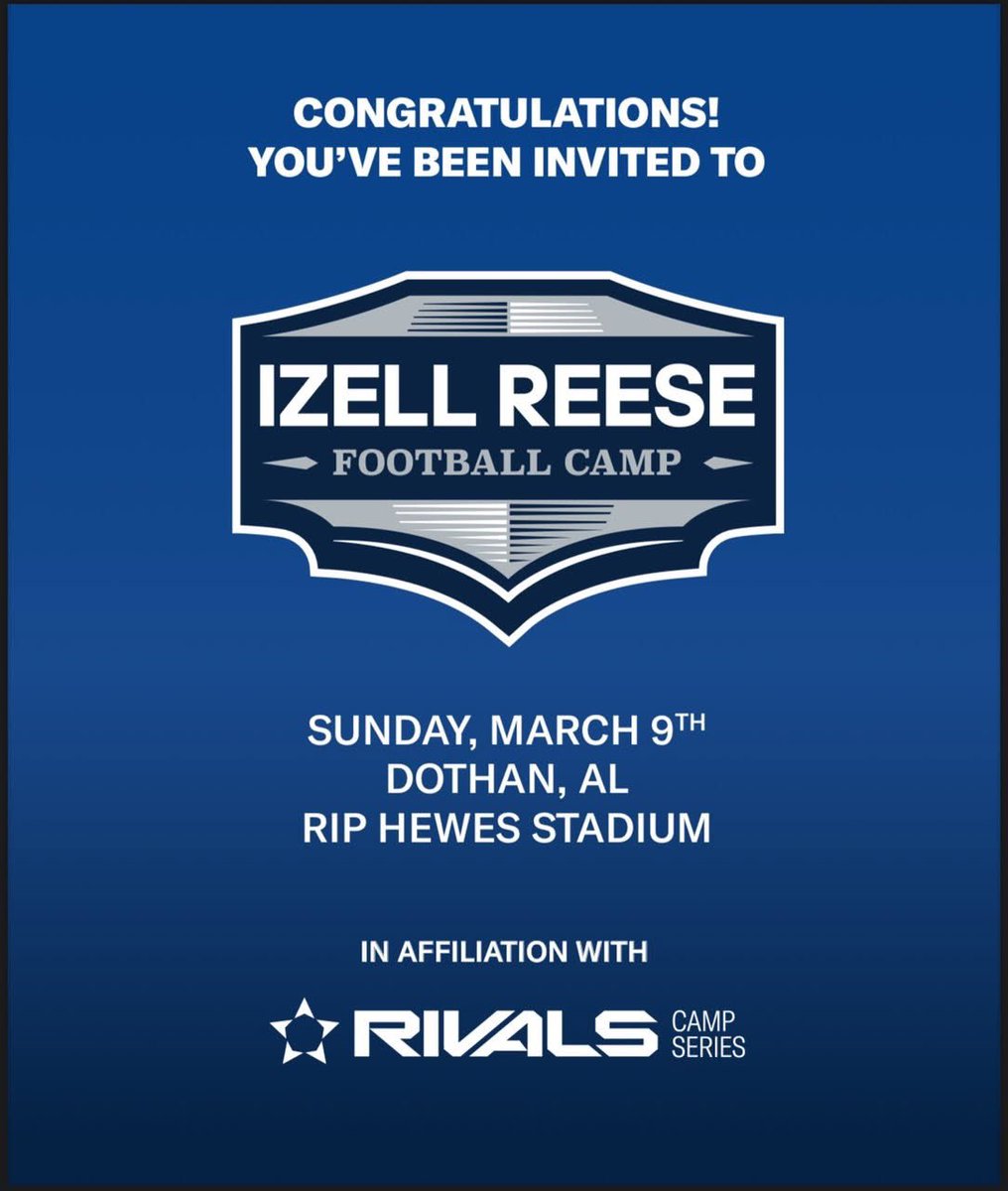 Blessed to be invited!!! <a href="/RivalsCamp/">Rivals Camp Series</a> 
<a href="/BrysonKimbrough/">Bryson Kimbrough 2025</a>