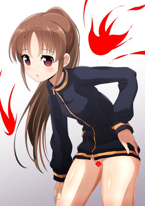 ずっとこっちを見てるオジサンが気になる高鴨穏乃さん描きました 