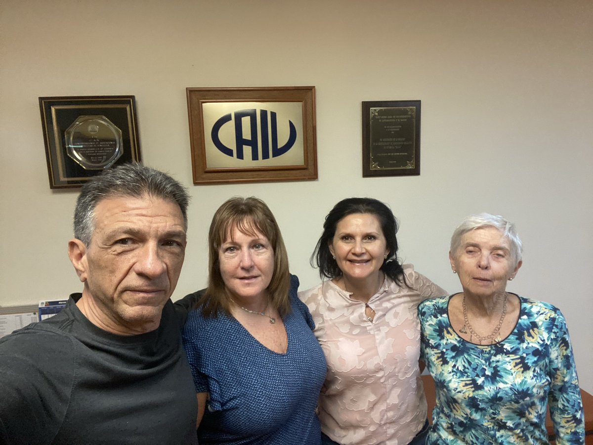 Con las Mujeres de Caiv en su día Internacional.