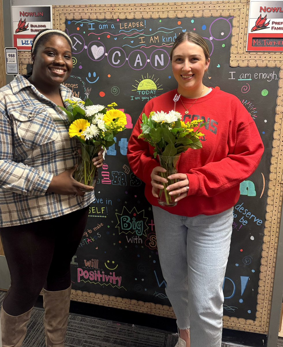 Our school is a better place because of our FSLs! Thankful for everything these two do for our students and families at <a href="/NowlinMiddle/">Nowlin Middle School</a> ❤️

Happy School Social Workers Week!