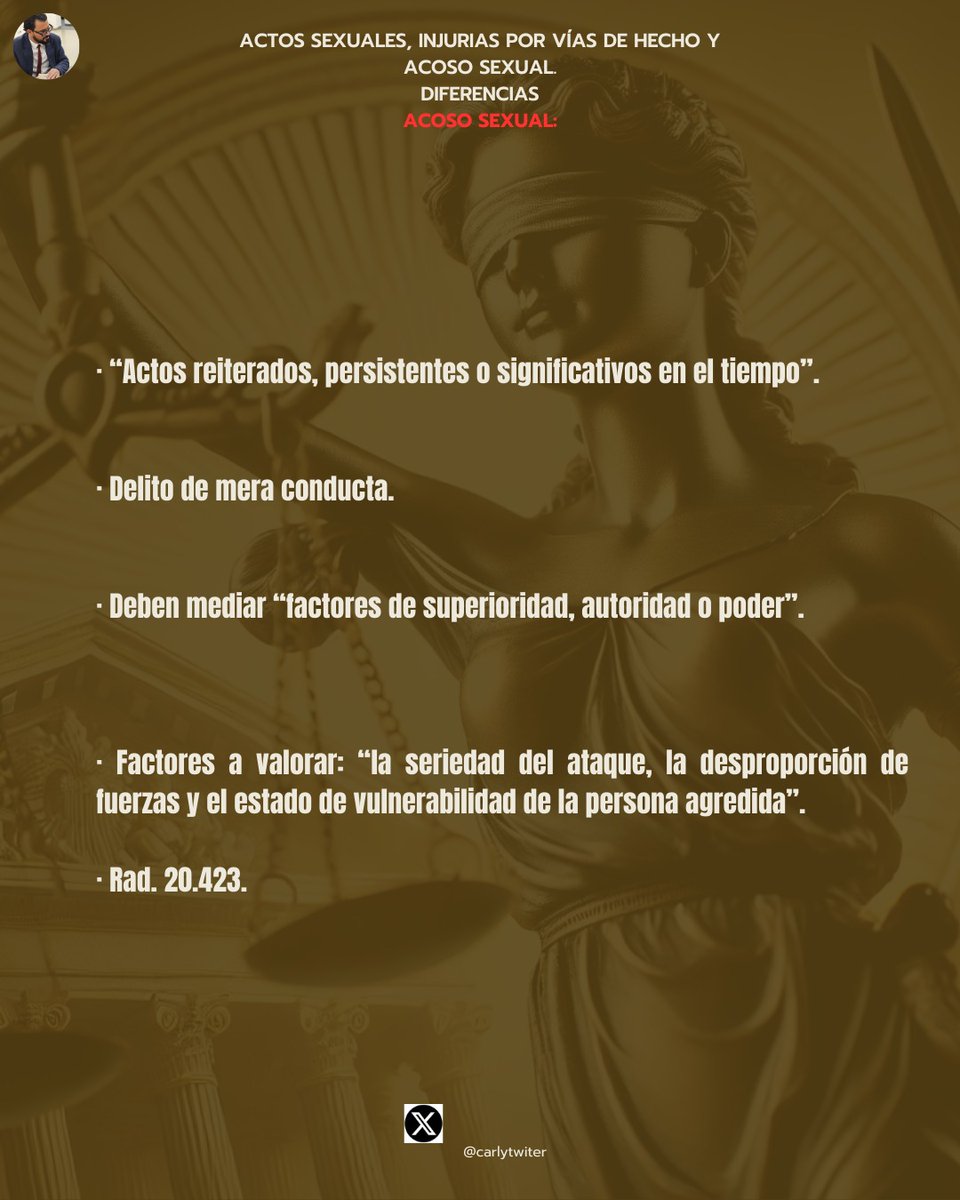 karlytwiter's tweet photo. 📌 ¿𝐸𝑠 𝑝𝑟𝑒𝑐𝑖𝑠𝑜 𝑒𝑙 𝑐𝑜𝑛𝑡𝑎𝑐𝑡𝑜 𝑓í𝑠𝑖𝑐𝑜 𝑝𝑎𝑟𝑎 𝑐𝑜𝑛𝑠𝑢𝑚𝑎𝑟 𝑒𝑙 𝑑𝑒𝑙𝑖𝑡𝑜 ACTO SEXUAL? 
¿𝐶𝑜𝑚𝑜 𝑑𝑖𝑓𝑒𝑟𝑒𝑛𝑐𝑖𝑎𝑟 𝑒𝑙 𝑑𝑒𝑙𝑖𝑡𝑜 𝑑𝑒 𝑎𝑐𝑡𝑜 𝑠𝑒𝑥𝑢𝑎𝑙 𝑑𝑒𝑙 𝑑𝑒 𝑖𝑛𝑗𝑢𝑟𝑖𝑎 𝑝𝑜𝑟 𝑣𝑖𝑎𝑠 𝑑𝑒 ℎ𝑒𝑐ℎ𝑜 𝑜 𝑒𝑙 𝑑𝑒 𝑎𝑐𝑜𝑠𝑜 𝑠𝑒𝑥𝑢𝑎𝑙?