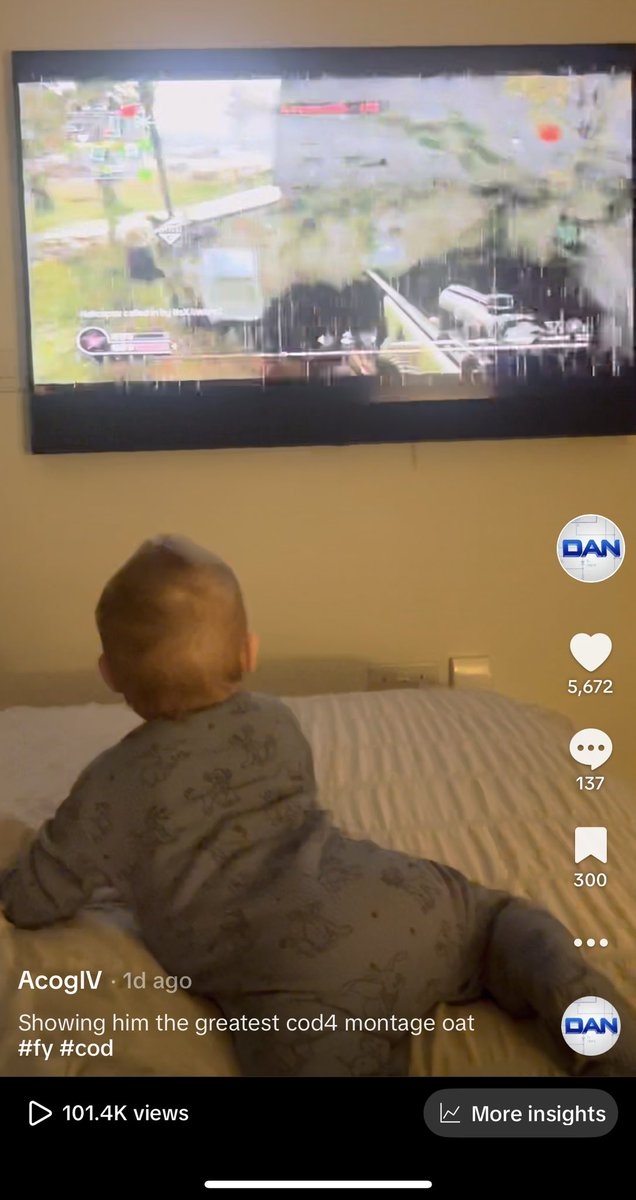 Video of my son watching blackoutz montage got 100k in 1 day 😂