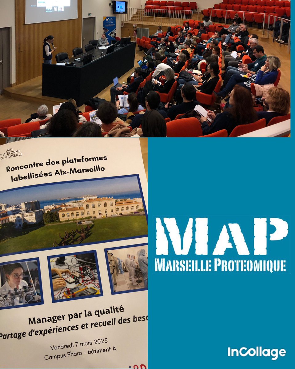 We were delighted to share <a href="/MaP_Proteomique/">Marseille Proteomics</a>  experience of the quality management system at the Aix-Marseille University accredited platforms meeting, which focused on: managing through quality - sharing experience and gathering needs