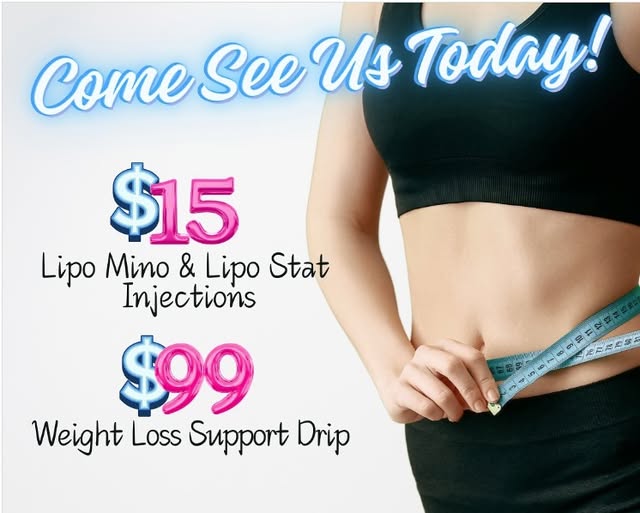 LasertouchMD22's tweet photo. Limited time $15 MICC Lipo
📷 MICC Injections: 𝑴𝒆𝒕𝒉𝒊𝒐𝒏𝒊𝒏𝒆, 𝑰𝒏𝒐𝒔𝒊𝒕𝒐𝒍, 𝑪𝒉𝒐𝒍𝒊𝒏𝒆, 𝒂𝒏𝒅 𝑪𝒚𝒂𝒏𝒐𝒄𝒐𝒃𝒂𝒍𝒂𝒎𝒊𝒏 (MICC)
$60 for a One month supply (4shots / once a week)

Lasertouch MD
Bentonville AR
479-268-4573
https://t.co/3PSzlOsOjl
#MICC https://t.co/m7OwFkbLdE