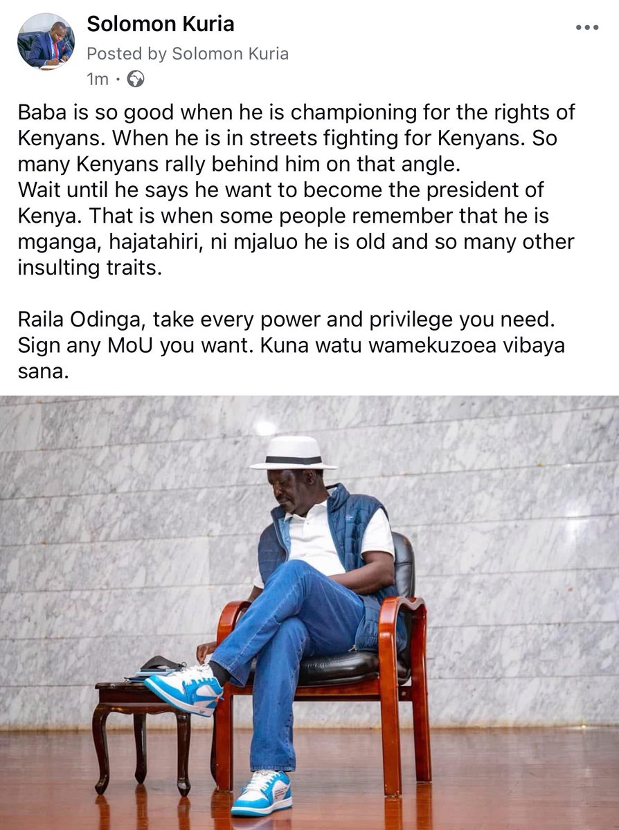 kuriasolomonK's tweet image. Go on @RailaOdinga .