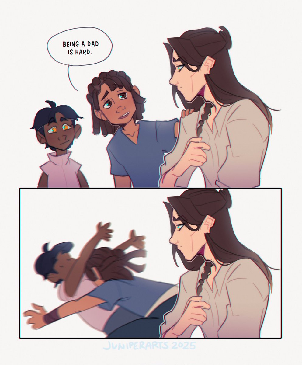 juniperjadelove's tweet image. Being a dad is hard 😔