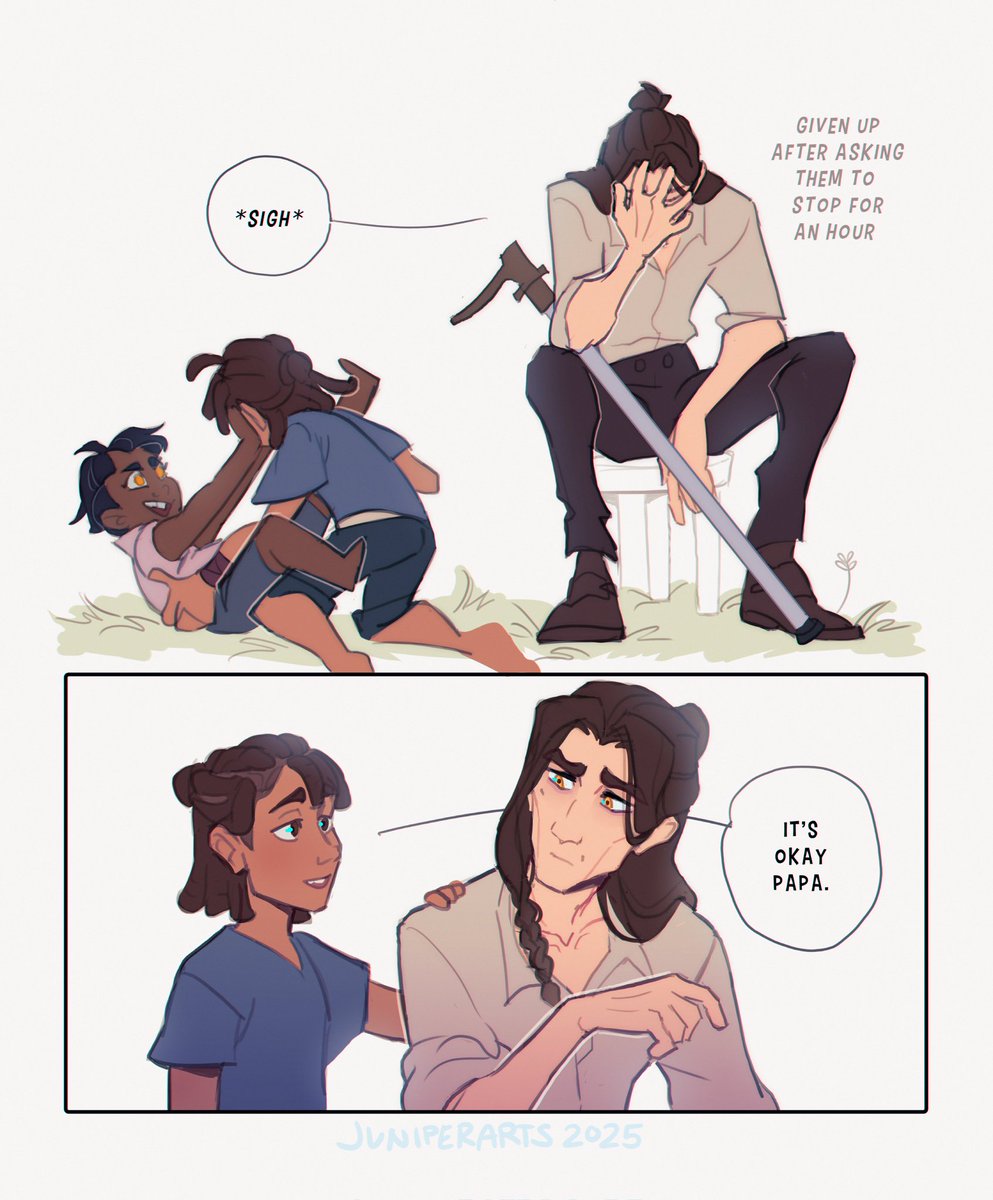 juniperjadelove's tweet image. Being a dad is hard 😔