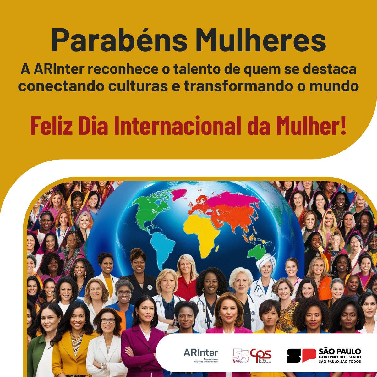 arintercps's tweet photo. A ARInter orgulhosamente reconhece o talento, a força e a resiliência de todas as mulheres que se destacam conectando culturas e transformando o mundo!

@arintercps #arintercps https://t.co/UfeRc7giSc