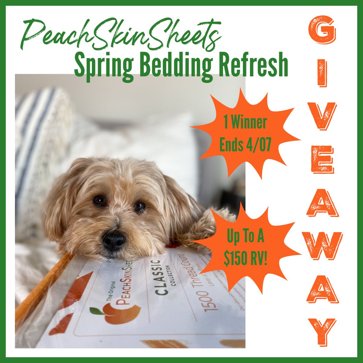 🎉NEW Giveaway Alert!🎉 Enter To Win The PeachSkinSheets🍑 Spring Bedroom Refresh #Giveaway! (1 Winner ~ $150 RV) Hurry ~ Ends 4/07 #2025SMGNSpringGiftGuide💐 

Enter Today &amp; Good Luck 
👉deliciouslysavvy.com/enter-to-win-t…