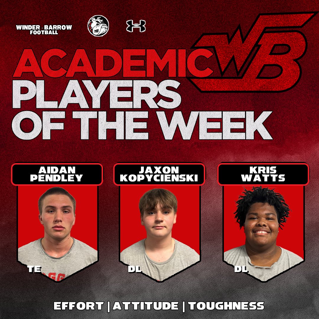 Academic Players of the Week

February 24-28th

#GG 
#EAT 
#DOGGS