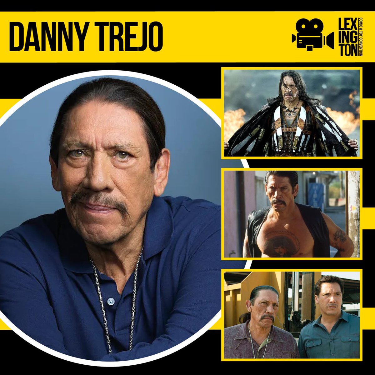 officialDannyT's tweet photo. Lexington KY, come meet your Uncle Machete at @lex_con ⚔️ I'll be here all weekend long March 7th to 9th! Can't wait to meet you all!

#lexcon #lctc2025 #machete #dannytrejo https://t.co/rD49vf01wp