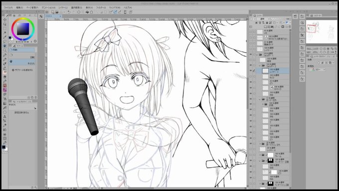 ライブでここまで進みました #今日のライブ進捗 https://t.co/AHiJcoJz59 