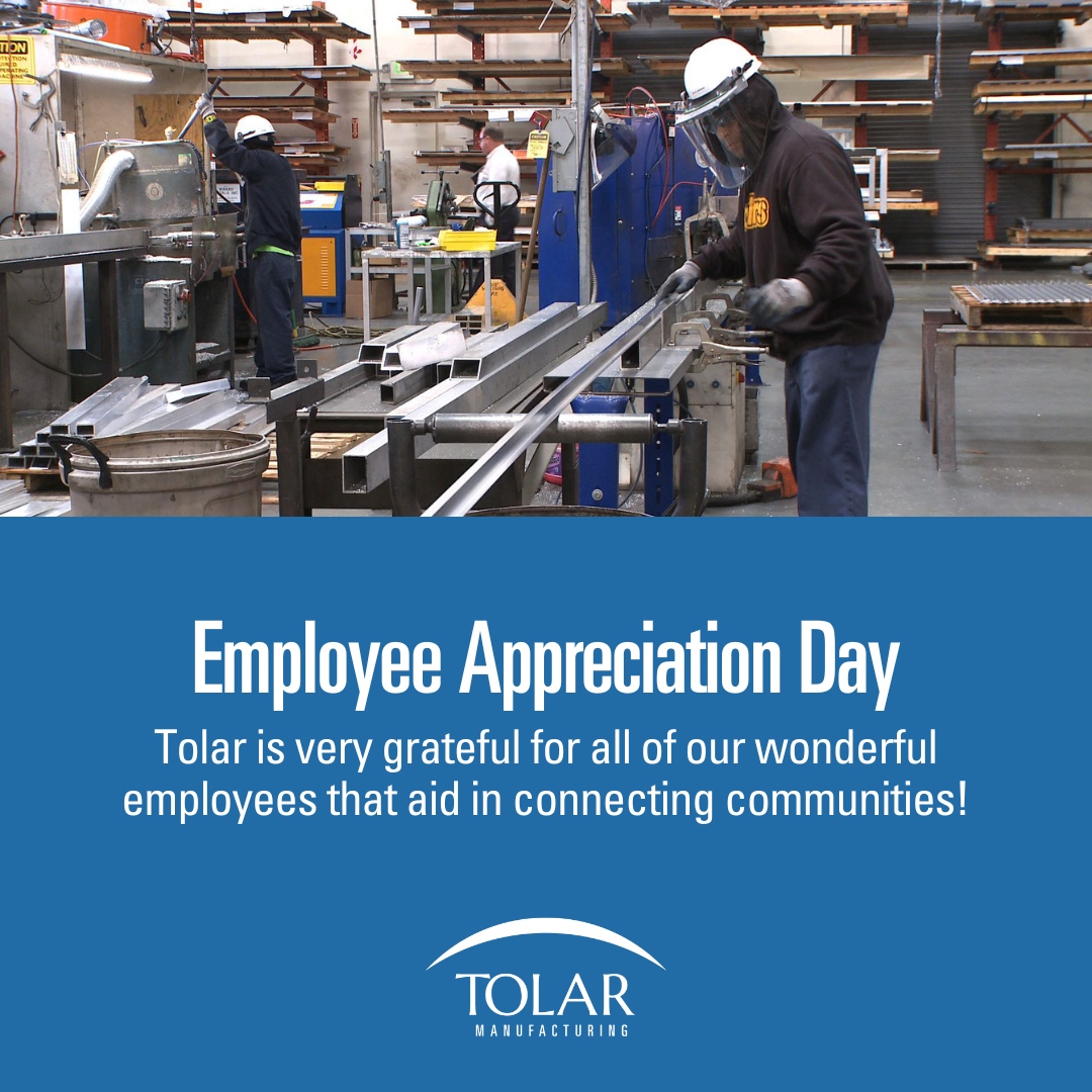 Happy #EmployeeAppreciationDay from Tolar! Today, we celebrate the hard work &amp; dedication of our amazing team who make our mission possible. As we honor our employees, we're also grateful for the vital role of public transit employees in keeping communities connected.