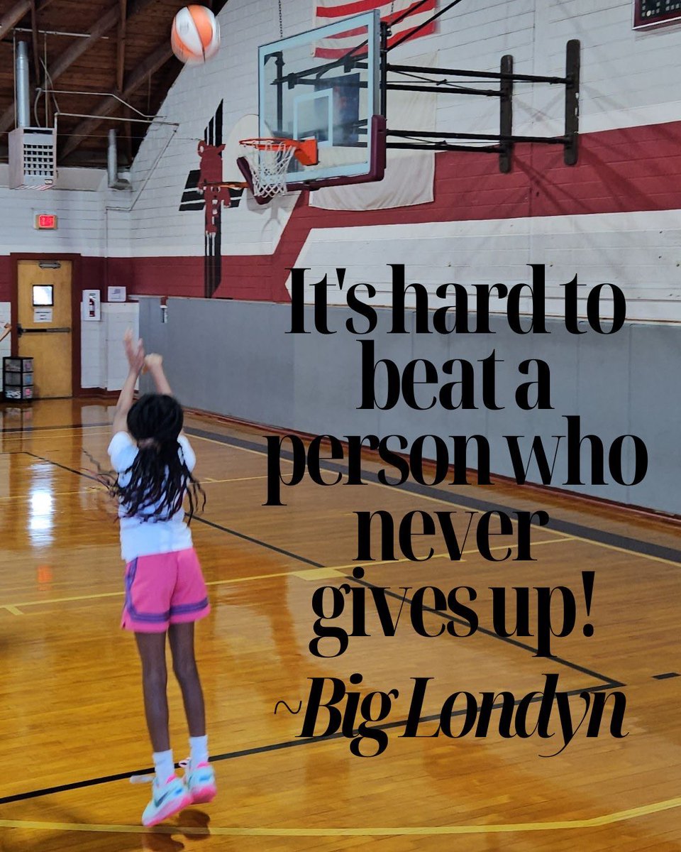 LondynHamp2012's tweet photo. Giving up is not a part of my DNA!!โจ๏ธโก๏ธโจ๏ธโก๏ธ
~Big Londyn
#BigLondyn #girl #baller #basketball #hoop #dreams #futureWNBA #motivation #inspiration
@girlzprepreport @cyfairpremier @CoachJoniTaylor @debraun_hampton @NLagway @DerekLagway1 https://t.co/ZkoqvqmxYz