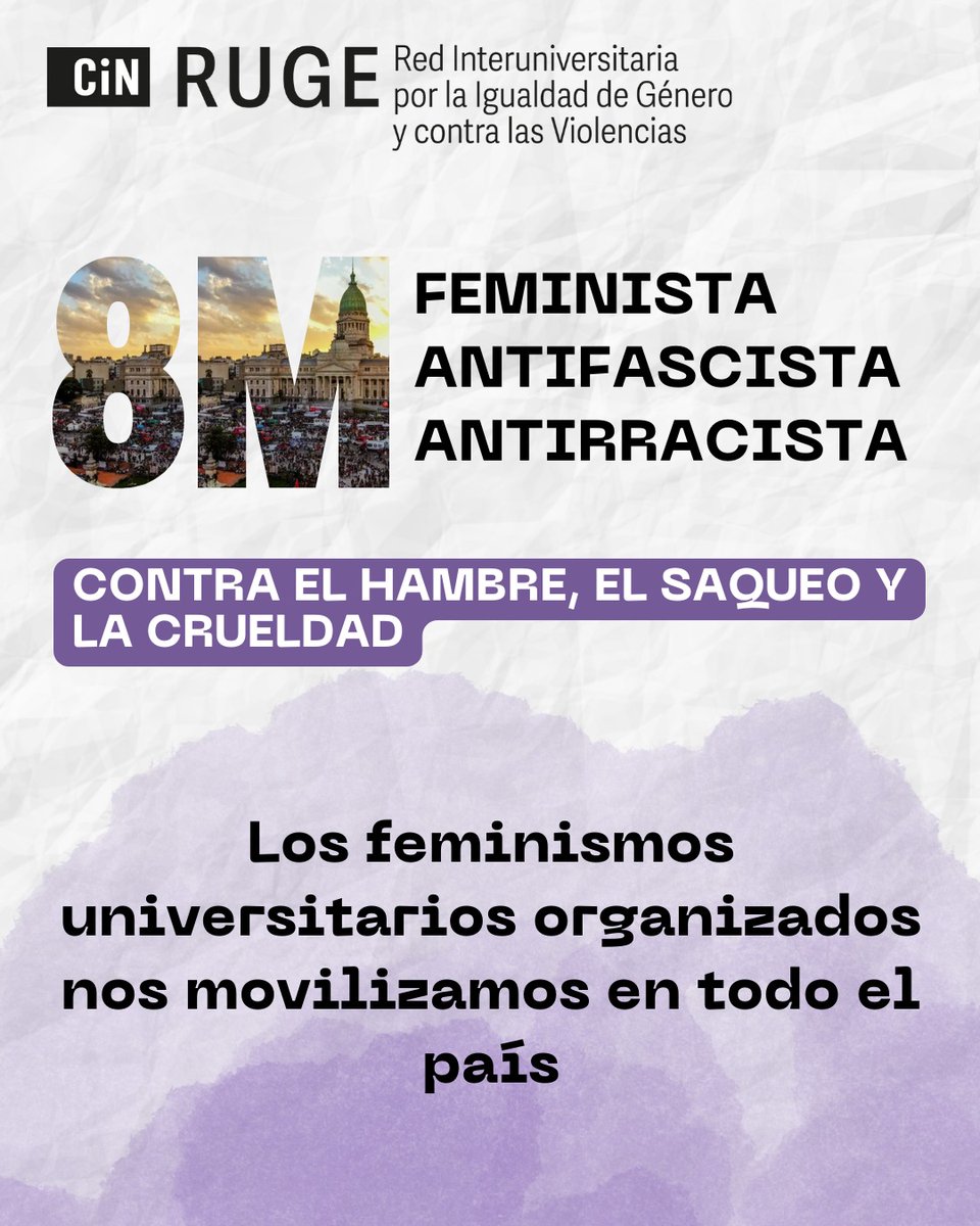 Paro internacional 8M💚🏳‍🌈

🔥Desde la Red RUGE-CIN, convocamos a participar de las movilizaciones que se desarrollarán en distintos puntos del país.

📌 Queremos conocer y difundir las convocatorias de nuestro territorio. Etiquetanos en historias de Instagram!