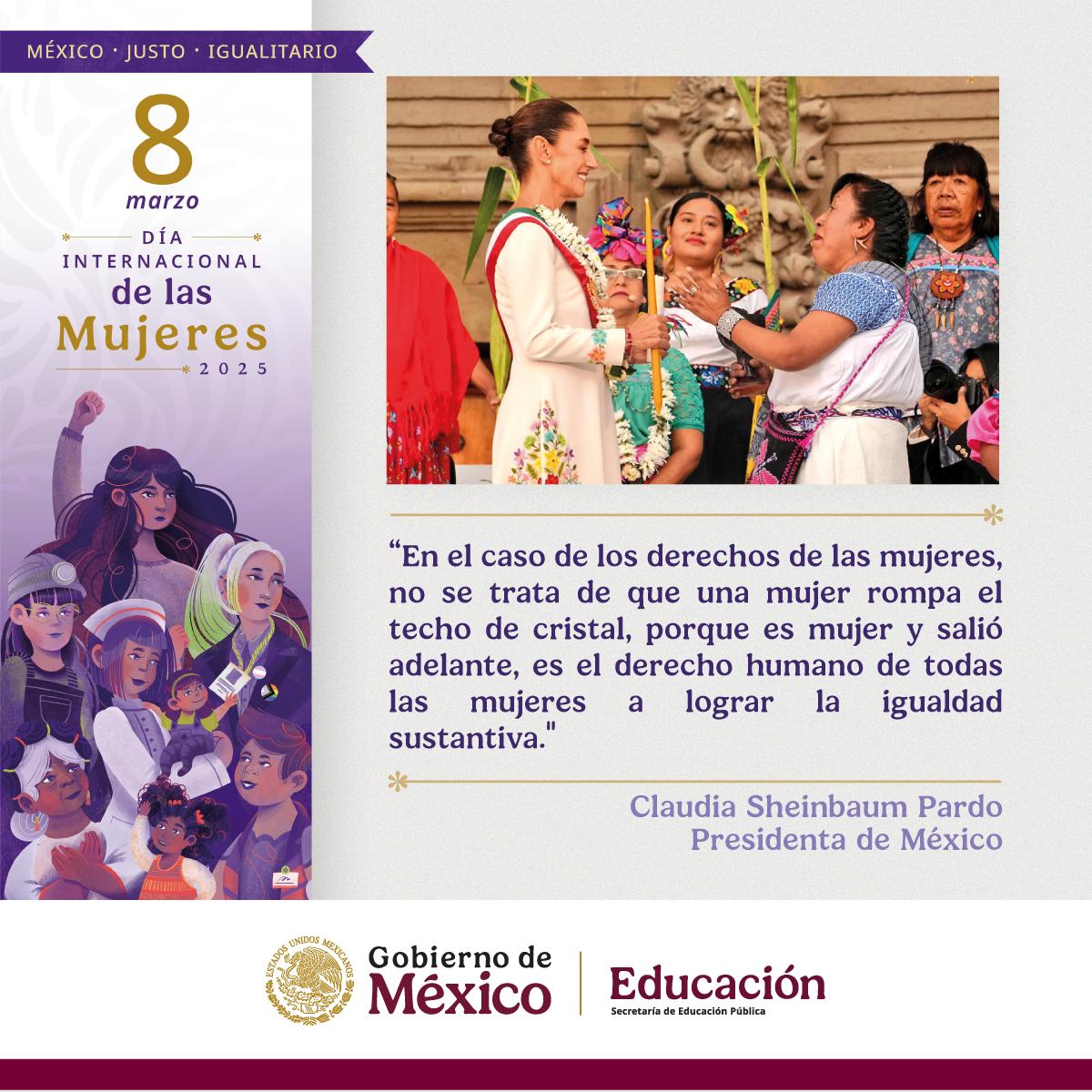 Las mujeres son el motor principal de toda esfera social desde el hogar, hasta la educación, la ciencia y tecnología, con su gran talento, esfuerzo y liderazgo construyen un mejor futuro, trabajemos por un mundo con más oportunidades para todas. #8DeMarzo #MujeresQueInspiran