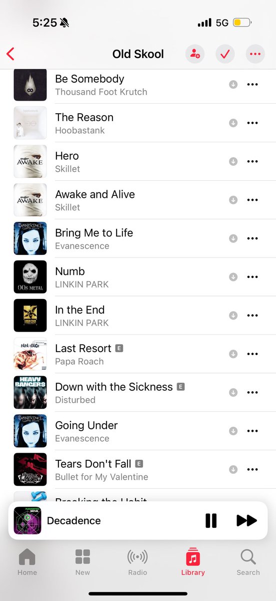 After months of procrastinating, I finally switched to <a href="/Apple/">Apple</a> Music. Best decision ever — but not being able to see how much of the track has elapsed in this view is annoying AF.