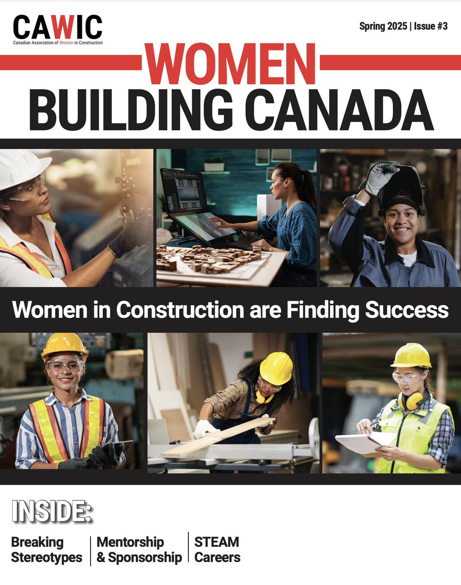 Check out the latest edition of CAWIC’s Women Building Canada magazine! Dive into industry challenges, opportunities, and inspiring voices shaping construction.
Read here: flip.matrixgroupinc.net/cwcb/2025/spri…