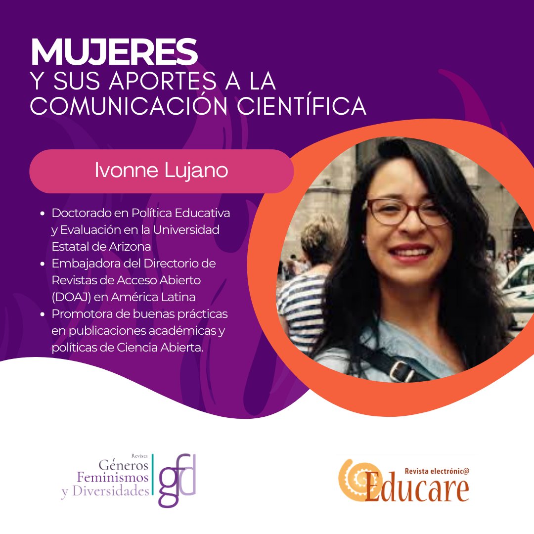 Celebramos los aportes de las mujeres latinoamericanas a la comunicación de la ciencia! <a href="/comunidadUNACR/">UNACostaRica</a> #8M #CienciaAbierta
<a href="/DOAJplus/">DOAJ</a>