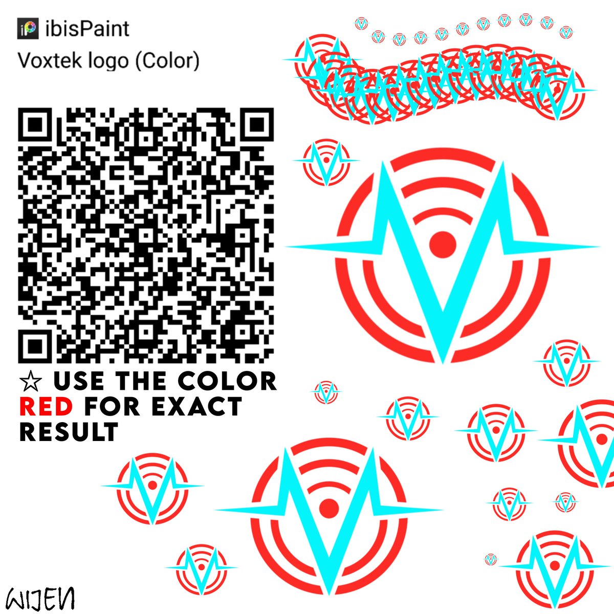 wijen_voxval's tweet image. hey there i have made super awesome brush code for you, ibispaint user :] feel free to use!!