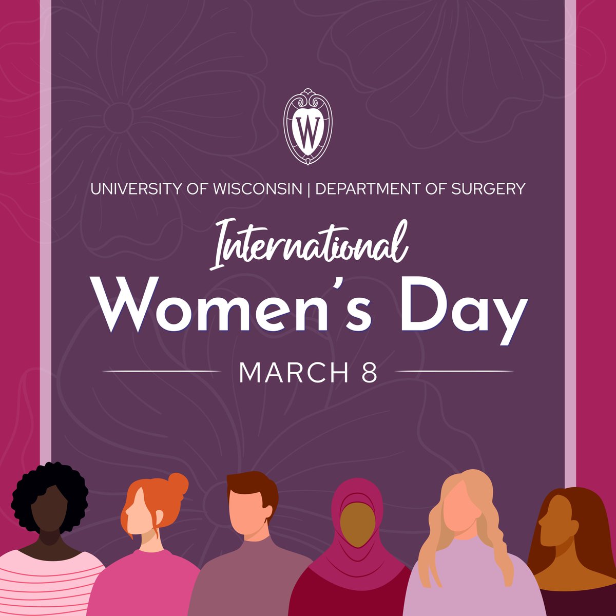 Today is International Women's Day. We are proud to celebrate all the exceptional women in our department, at our university, and around the world!