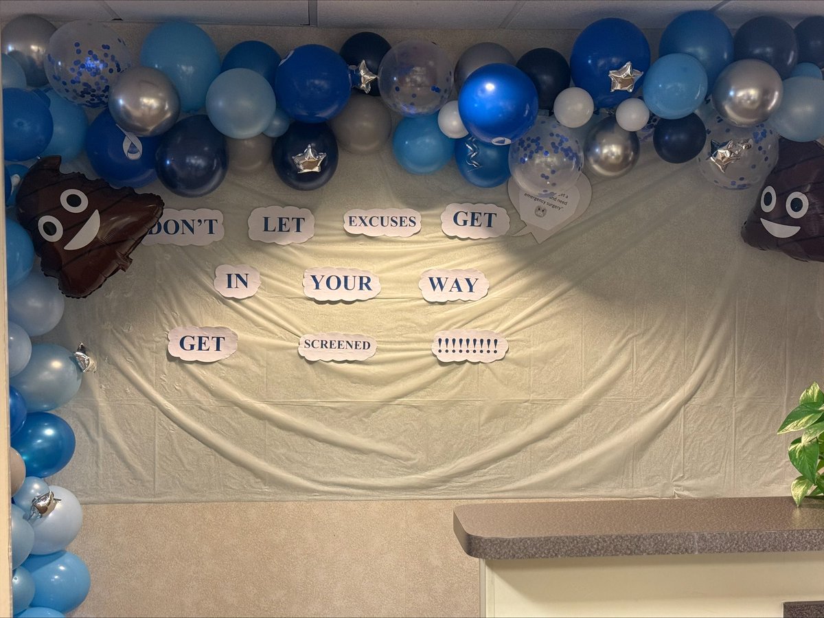 Connecticut_GI's tweet image. Excuses won&apos;t save your behind, but a colonoscopy just might! Bridgeport is here to remind you #NoExcuses #GetScreened. #DressInBlueDay #ColorectalCancerAwarenessMonth @AmCollegeGastro