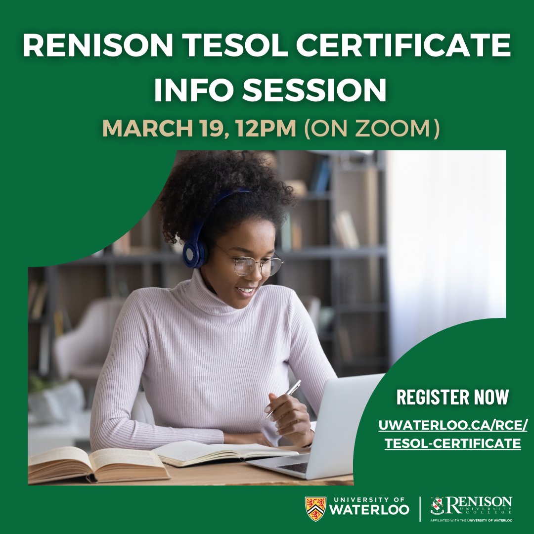 Register for our online TESOL certificate info session on March 19 at 12pm! At the session, we will highlight the program's unique features as well as various career opportunities and TESL certification options available to you! Register now: bit.ly/3QPAQny