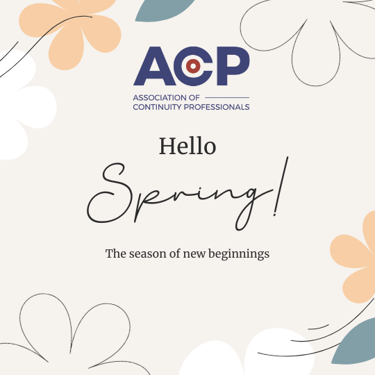 Association of Continuity Professionals (@oneacp) on Twitter photo Navigating March weather threats? Don’t miss the ACP Webinar on March 13, 2025, at 1:00 PM EDT: “Spring Severe Weather Outlook” by Brian Urbancic (acp-international.com/event-6088351).
#ACP #SpringWeatherPreparedness Navigating March weather threats? Don’t miss the ACP Webinar on March 13, 2025, at 1:00 PM EDT: “Spring Severe Weather Outlook” by Brian Urbancic (acp-international.com/event-6088351).
#ACP #SpringWeatherPreparedness