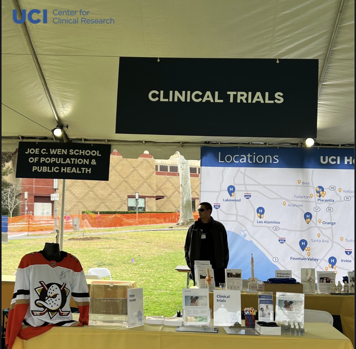 UCIrvineCCR's tweet photo. The UCI Center for Clinical Research had a blast at the annual UC Irvine Homecoming, an Anteater Pride Campus Wide! 💙💛 https://t.co/x7thLsjvtV