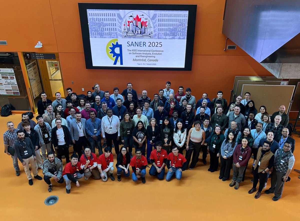 Mohammad Hamdaqa (@hamdaqa) on Twitter photo A wonderful gathering at #SANER2025! It was an honor to host these high-caliber SE scientists at Polytechnique Montréal
<a href="/SWATLab/">Foutse</a> <a href="/masud2336/">Masud Rahman 🇧🇩🇨🇦</a> <a href="/mtbaldassarre/">Maria Teresa Baldassarre</a> <a href="/polymtl/">Polytechnique Mtl</a> A wonderful gathering at #SANER2025! It was an honor to host these high-caliber SE scientists at Polytechnique Montréal
<a href="/SWATLab/">Foutse</a> <a href="/masud2336/">Masud Rahman 🇧🇩🇨🇦</a> <a href="/mtbaldassarre/">Maria Teresa Baldassarre</a> <a href="/polymtl/">Polytechnique Mtl</a>