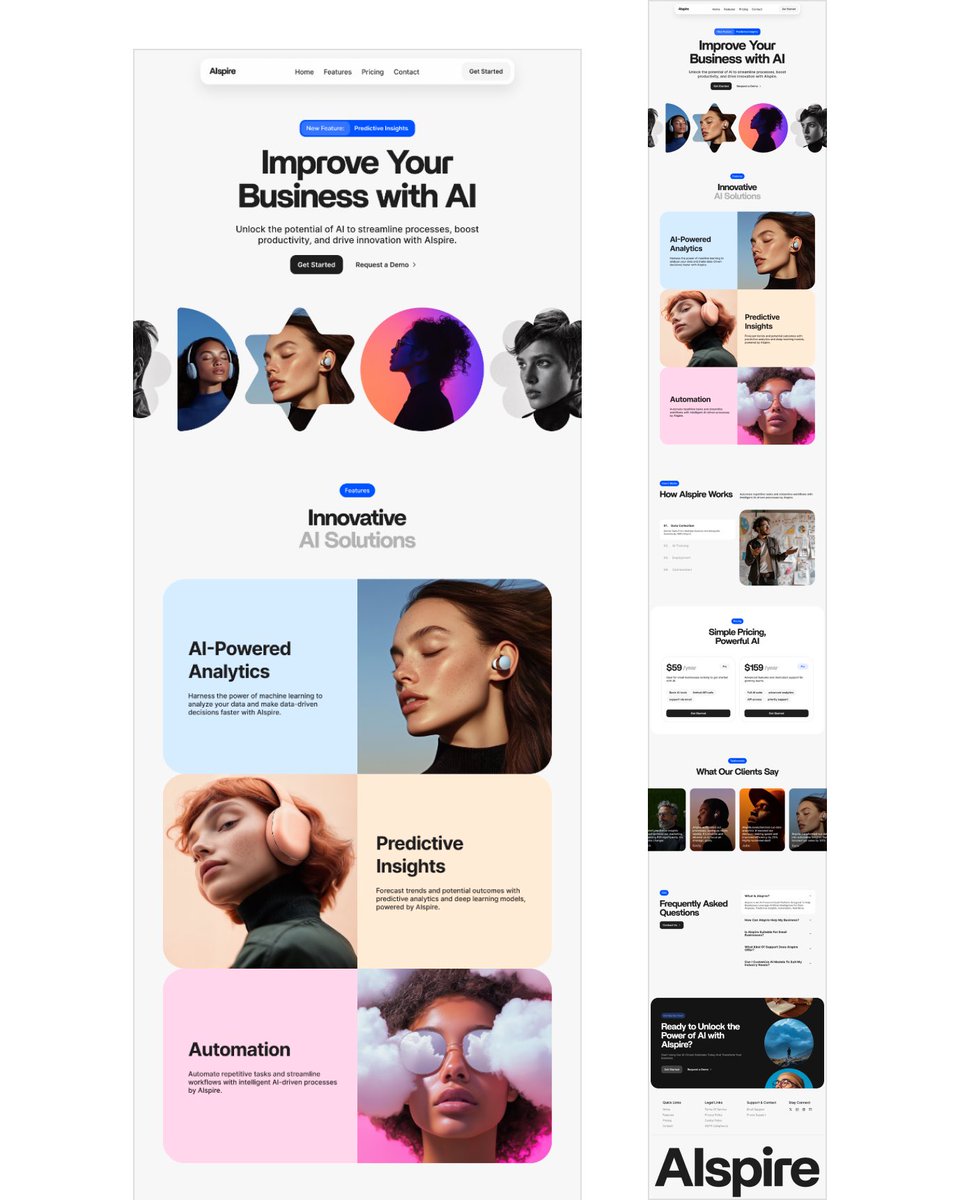 satyaa's tweet image. New AI Figma &amp;amp; Framer Template dropped at sprrrint.com ✨