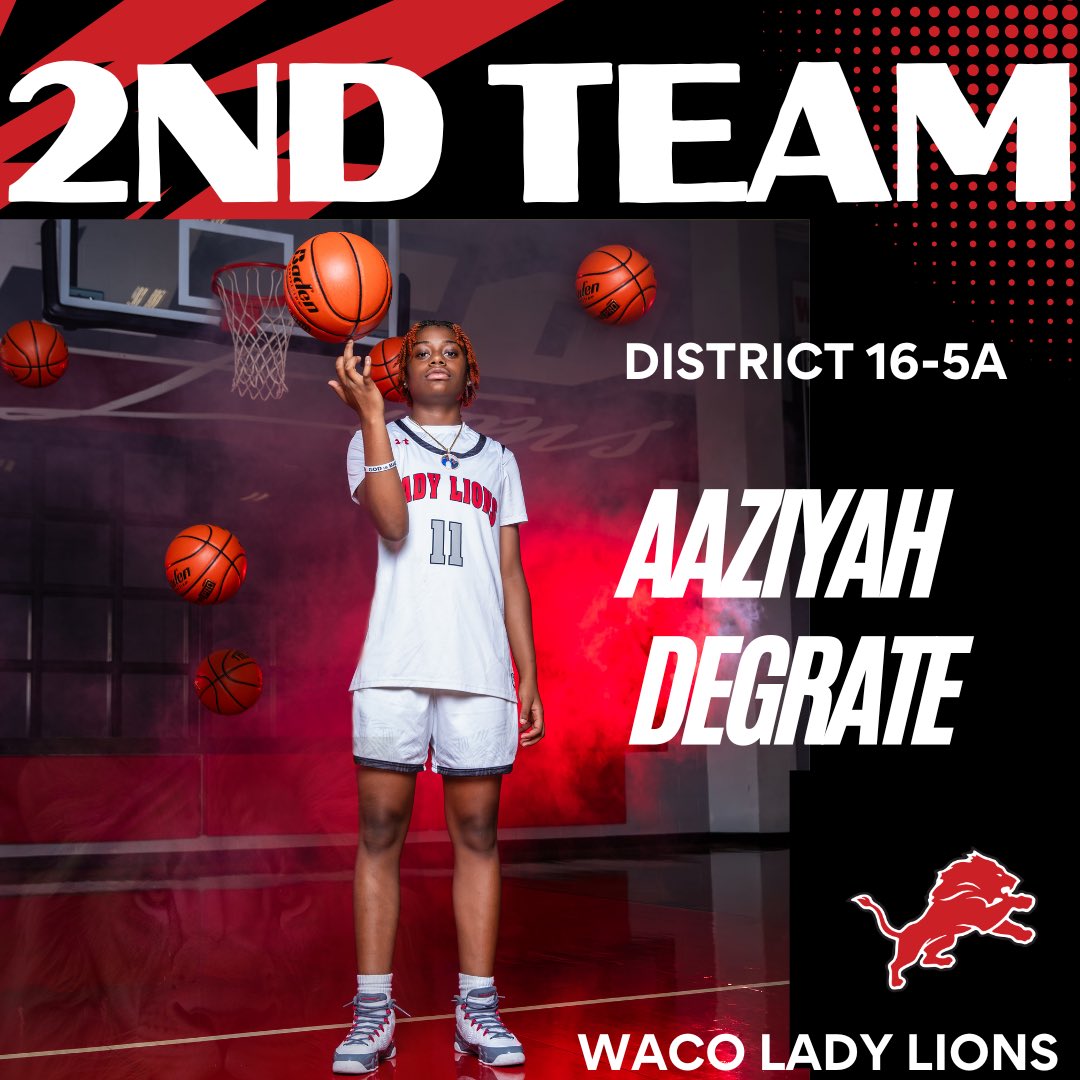 Congratulations on your outstanding commitment and perseverance on and off the court. 
#LionPrideRunsDeep
Waco ISD