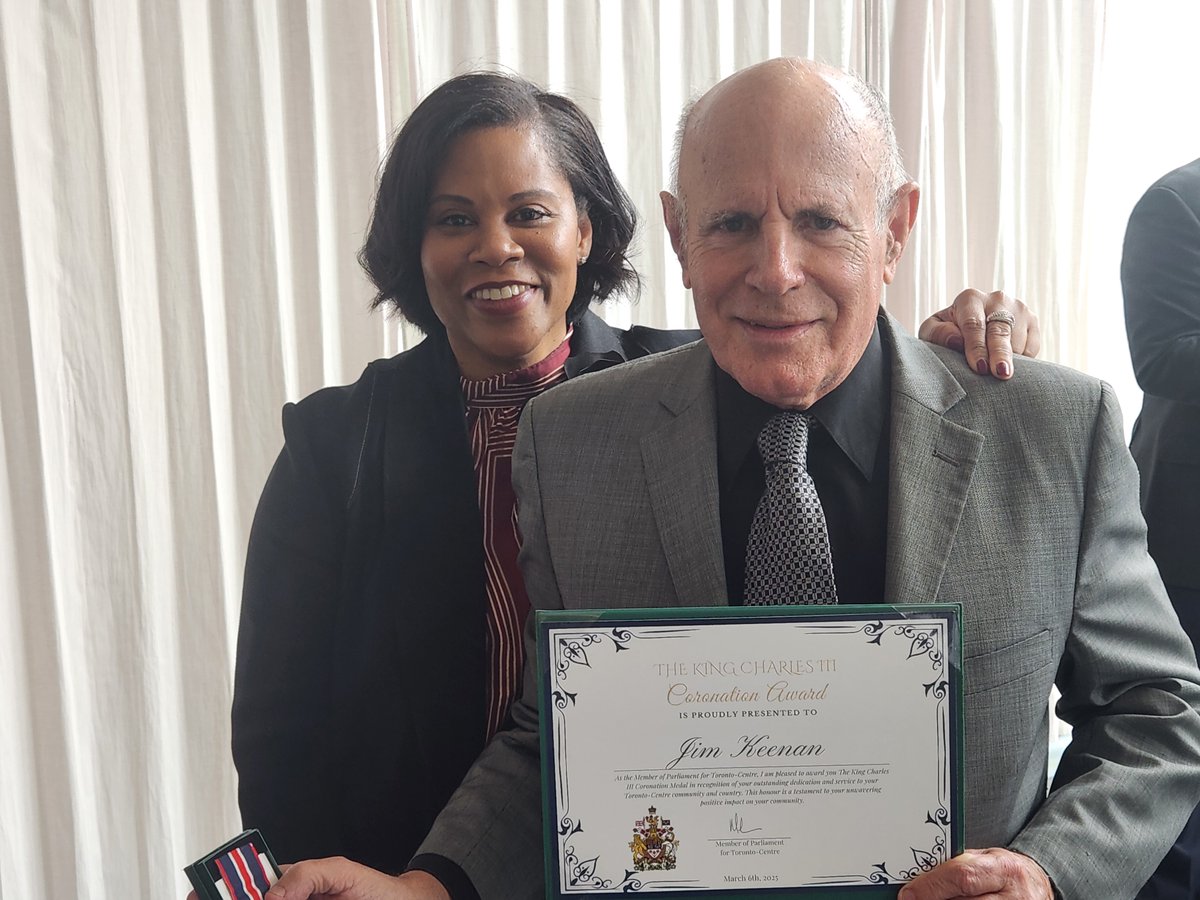 So very proud of my dear friend &amp; partner Rev. Jim Keenan <a href="/sparkleindark/">jim keenan</a> for being awarded the Charles 111 Coronation Medal for his outstanding efforts to fight food insecurity from <a href="/MarciIen/">Marci Ien</a> <a href="/OOTC_StLukesTO/">Out of the Cold - Saint Luke's Toronto</a> <a href="/AlexaNGilmour/">Alexa Gilmour</a>