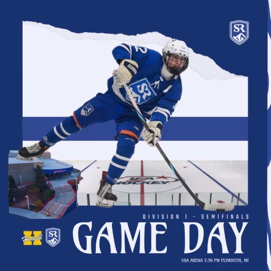 Game #4 of the MHSAA Division 1 hockey playoffs!!! The Rocks will take on Howell tonight at 7:30pm at USA Hockey Arena!! Show out and be loud as we try to continue our journey!! #LeaveNoDoubt #OnlyWeKnow #SalemBrotherhood