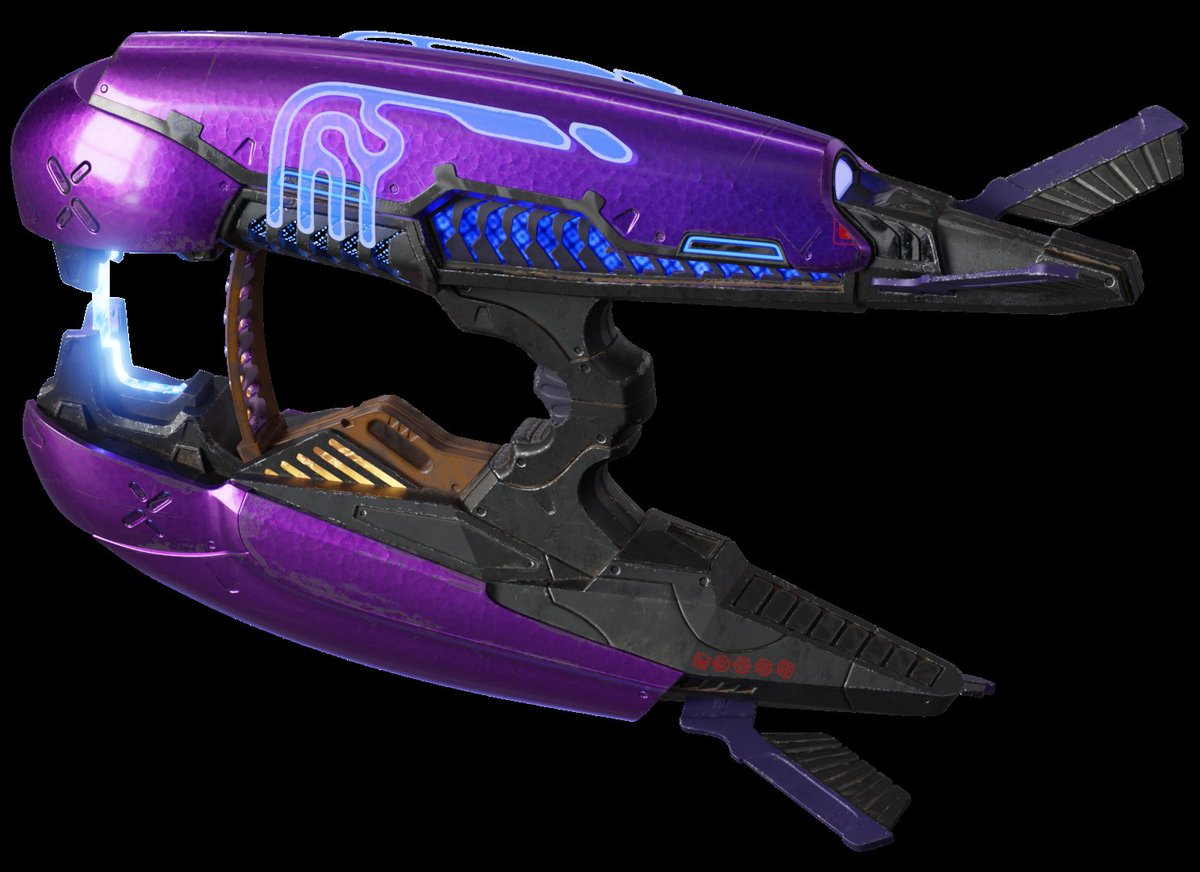 I'm a little ways into texturing the Plasma Rifle now, very pleased with how it's turning out!