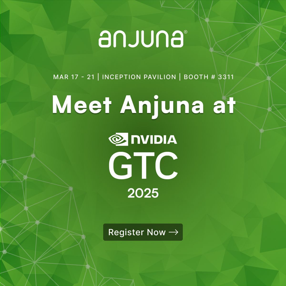 🚀 Anjuna is at #NVIDIAGTC 2025! 🚀

Visit us at the Inception Pavilion, Booth #3311 from March 17–21 to see how #ConfidentialComputing is powering secure AI innovation. 

We’ll showcase how Anjuna Seaglass and Anjuna Northstar enable enterprises to unlock AI innovation.