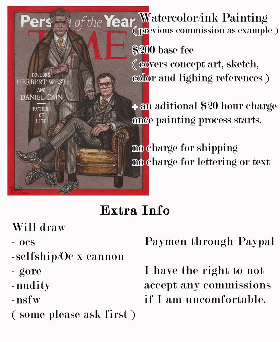 Red_Cicada_'s tweet image. Hey bros, opening up my commissions again :3
DM if intrested or for more info
Also I have a buncha herbie stickers left so go get some &lt;3 redcicada.bigcartel.com
( if something is spelled wrong don't tell me I checked it like 5 times😭)
#hannibal #reanimator #startrek