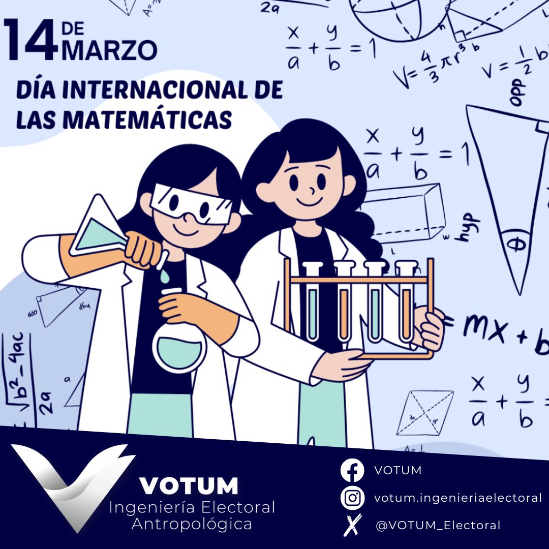 Día Internacional de las Matemáticas

Las matemáticas están en todo lo que nos rodea, desde la estrategia política hasta la comunicación efectiva.

En #VOTUM nuestras operaciones favoritas con la suma y la multiplicación. ¡Súmate! e incrementemos tus números :)